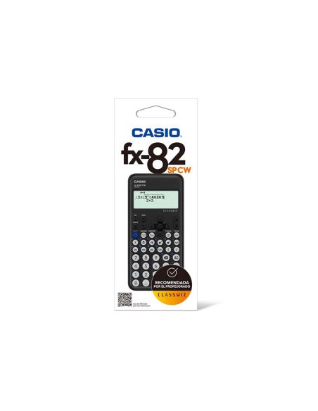 Calculadora Casio Fx-82Sp Cw Iberia Classwiz Cientifica + 300 Funciones 9 Memorias Con Tapa