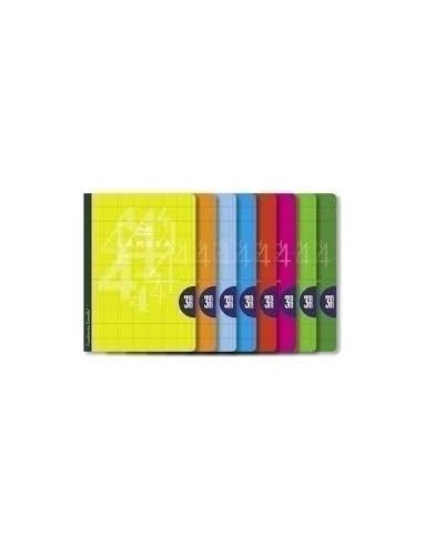 Libreta Lamela A4 Cuadrovia 3 Mm Tapa Basica 50 Hojas Colores Surtidos