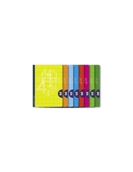 Libreta Lamela A4 Cuadrovia 3 Mm Tapa Basica 50 Hojas Colores Surtidos