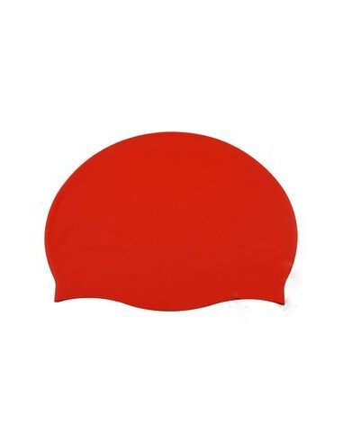 Gorro Piscina Silicona Rojo Adulto Estampado (Soto)