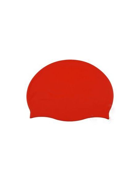 Gorro Piscina Silicona Rojo Adulto Estampado (Soto)