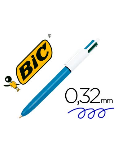 Boligrafo Bic Cuatro Colores