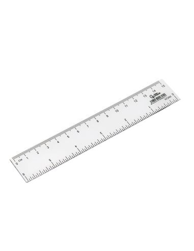 Regla Liderpapel Plastico Cristal 15 Cm